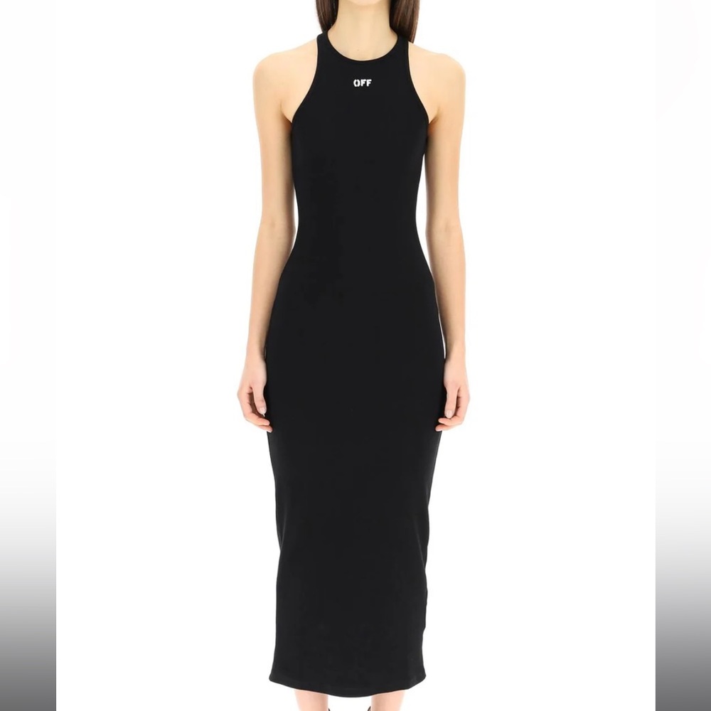 Black OFF-WHITE maxi dress